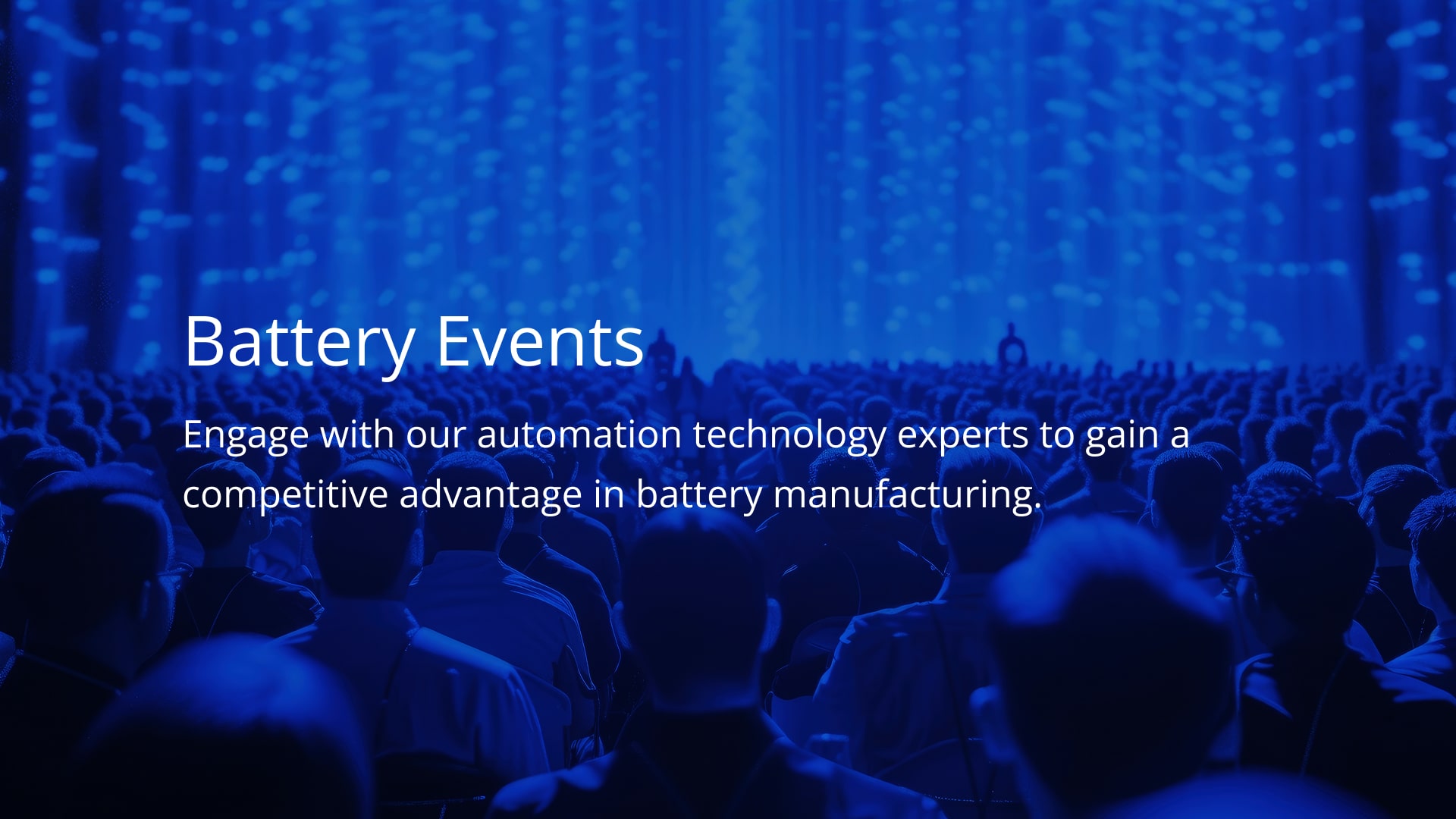 Battery Events | Applied SmartFactory Solutions